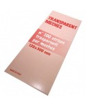 STRISCE PER MECHES TRASPARENTI CRYSTAL 120X300MM - 100PZ