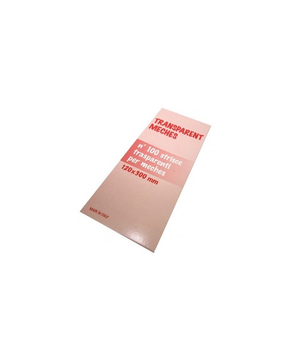 STRISCE PER MECHES TRASPARENTI 120X300MM - 100PZ