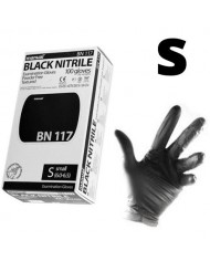 GUANTI MANUAL BLACK NITRILE 100PZ TG.S
