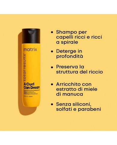 TOTAL RESULTS A CURL CAN DREAM SHAMPOO 300ML