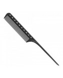 YS PARK PETTINE TAIL COMB NERO CODA C/FERRO 220MM