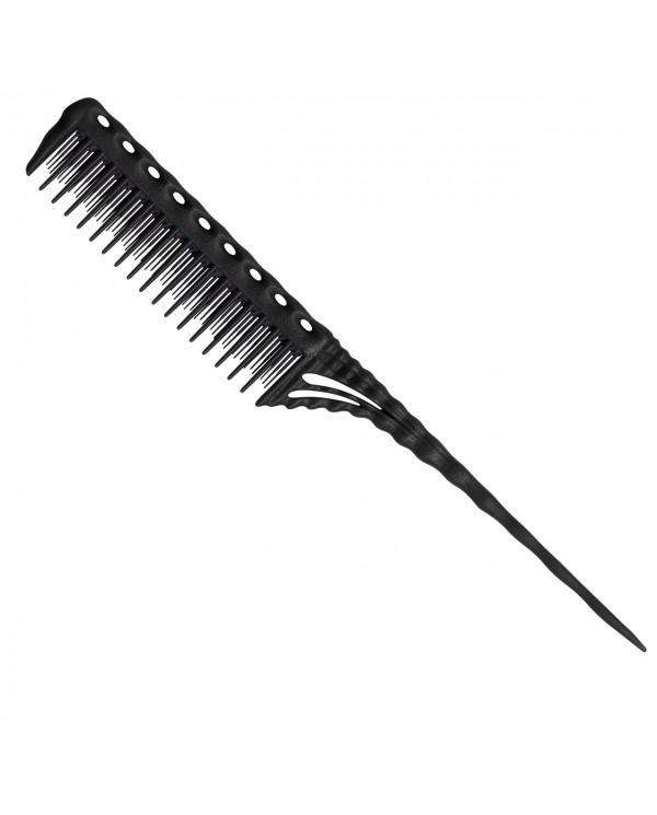 YS PARK PETTINE TAIL COMB NERO CODA VOLUME 218MM