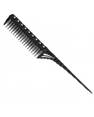 YS PARK PETTINE TAIL COMB NERO CODA VOLUME 218MM