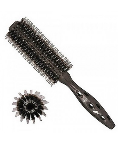 YS PARK SPAZZOLA ROTONDA BLACK CARBON TIGER STYLER 48MM