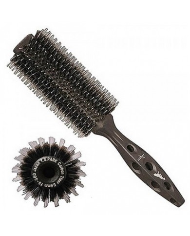 YS PARK SPAZZOLA ROTONDA BLACK CARBON TIGER STYLER 54MM