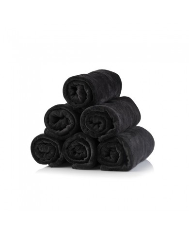 ASCIUGAMANO MICROFIBRA NERO