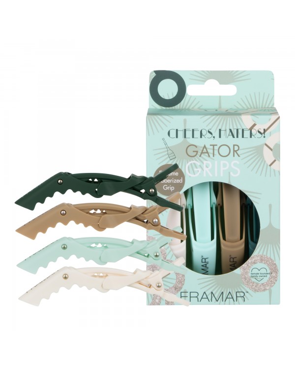 FRAMAR GATOR GRIP CLIPS CHEERS HATERS 4 PEZZI