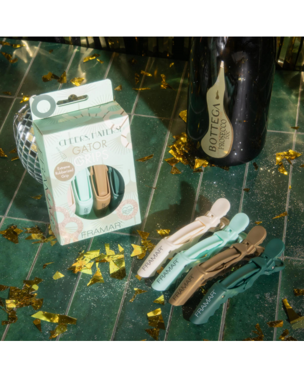 FRAMAR GATOR GRIP CLIPS CHEERS HATERS 4 PEZZI