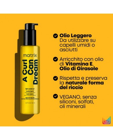 TOTAL RESULTS A CURL CAN DREAM OIL 150ML