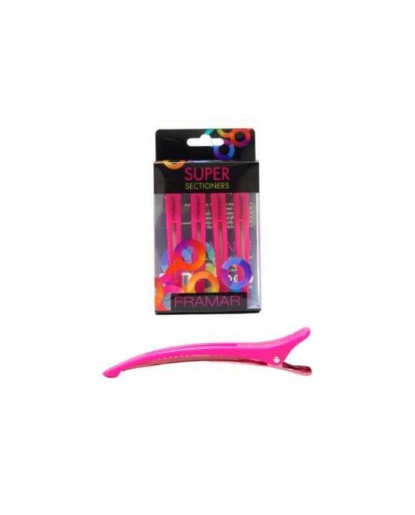 FRAMAR SUPER SECTIONER CLIPS PINK 4 PEZZI