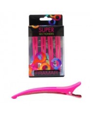 FRAMAR SUPER SECTIONER CLIPS PINK 4 PEZZI