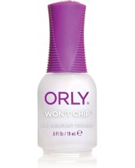 ORLY TOPCOAT 18ML - WON'T CHIP