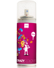 LACCA COLORATA CRAZY COLOUR GLITTER ARGENTO 125ML