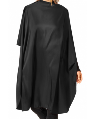 MANTELLA DA TAGLIO CON BOTTONI ELEGANCE - NERA