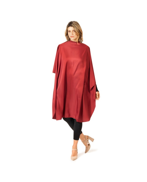 MANTELLA DA TAGLIO CON BOTTONI ELEGANCE - BORDEAUX