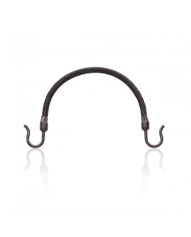 XANITALIA ELASTICO CON GANCIO NERO 4PZ