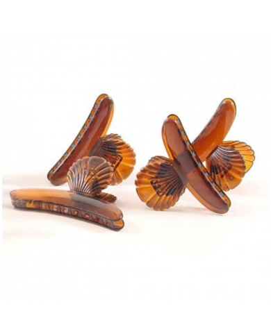 PINZA A CONCHIGLIA MARRONE 4PZ