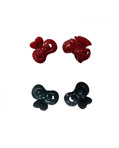 PINZA MINI A FIOCCO VERDE O ROSSE 2PZ