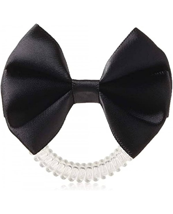 INVISIBOBBLE BOWTIQUE TRUE BLACK SINGOLO - ELASTICO A SPIRALE CON FIOCCO