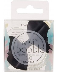 INVISIBOBBLE BOWTIQUE TRUE BLACK SINGOLO - ELASTICO A SPIRALE CON FIOCCO