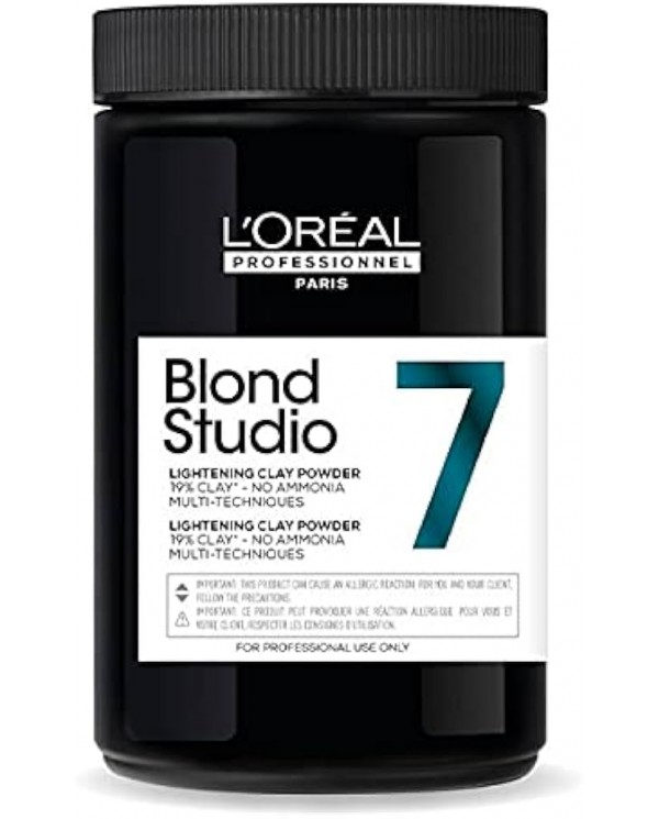 L'OREAL BLOND STUDIO 7 LIGHTENING CLAY POWDER 500GR