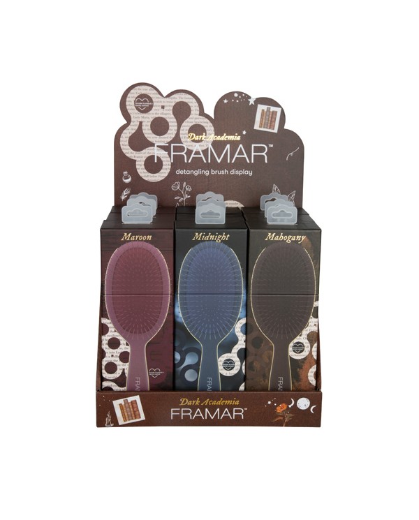 FRAMAR DETANGLE BRUSH DISPLAY DARK ACADEMY 9PZ
