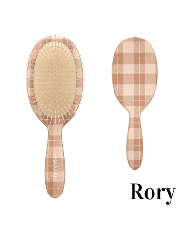 FRAMAR DETANGLE BRUSH DISPLAY PLAID HAIR DAY 9PZ
