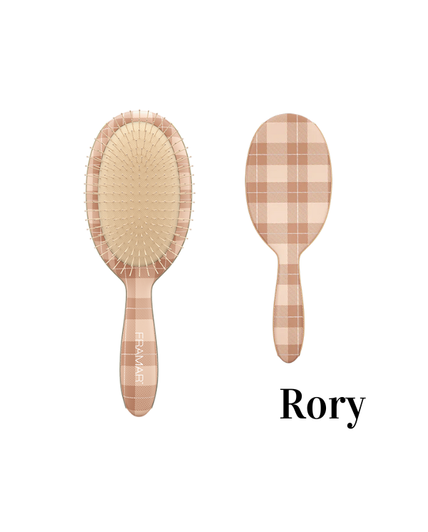 FRAMAR DETANGLE BRUSH DISPLAY PLAID HAIR DAY 9PZ