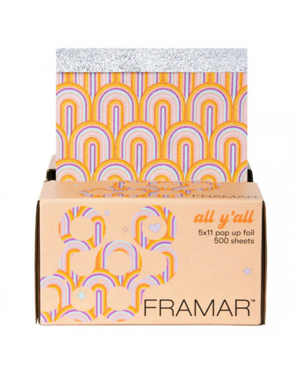 FRAMAR EMBOSSED POP UP FOIL ALL Y'ALL ORANGE 500 SHEETS