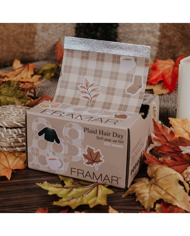 FRAMAR EMBOSSED POP UP FOIL PLAID HAIR DAY 500 SHEETS