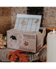 FRAMAR EMBOSSED POP UP FOIL PLAID HAIR DAY 500 SHEETS