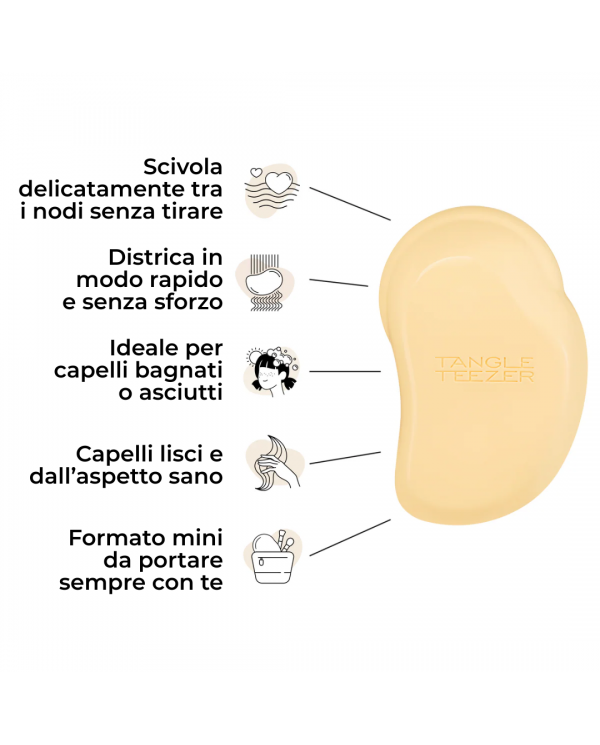 TANGLE TEEZER ORIGINAL MINI BUTTERCUP YELLOW