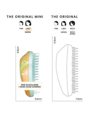 TANGLE TEEZER THE ORIGINAL MINI MIGHTY DINO