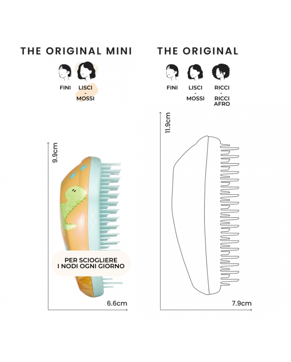TANGLE TEEZER THE ORIGINAL MINI MIGHTY DINO