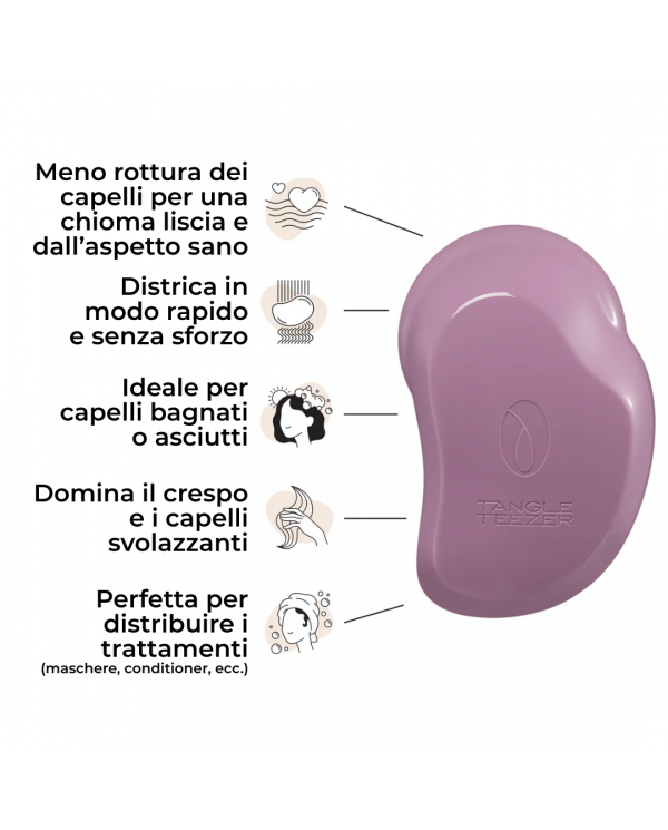 TANGLE TEEZER THE ORIGINAL PLANT BRUSH EARTHY PURPLE