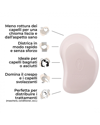 TANGLE TEEZER THE ORIGINAL PLANT BRUSH MARSHMALLOW PINK