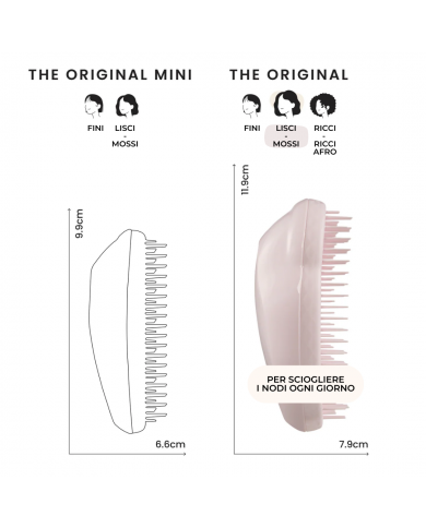 TANGLE TEEZER THE ORIGINAL PLANT BRUSH MARSHMALLOW PINK