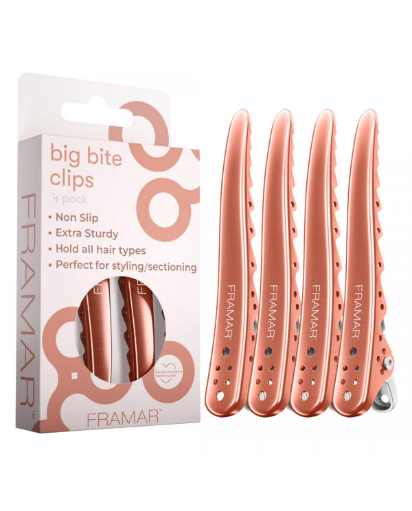 FRAMAR CLIPS BIG BIT ROSE GOLD (4PZ)