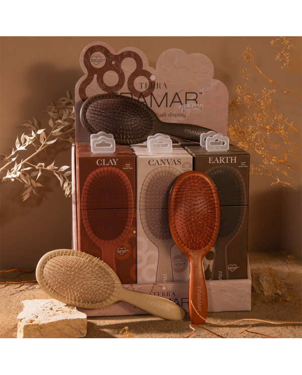 FRAMAR DETANGLE BRUSH DISPLAY TERRA 9PZ