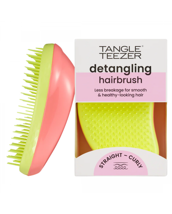 TANGLE TEEZER ORIGINAL SALMON PINK/YELLOW