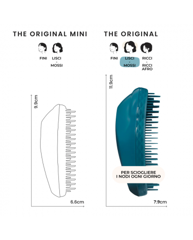 TANGLE TEEZER THE ORIGINAL PLANT BRUSH BLUE