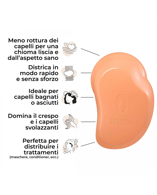 TANGLE TEEZER THE ORIGINAL PLANT BRUSH ORANGE