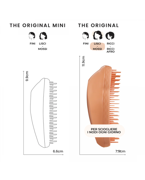 TANGLE TEEZER THE ORIGINAL PLANT BRUSH ORANGE