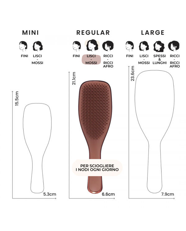 TANGLE TEEZER THE ULTIMATE CHROME BRONZE