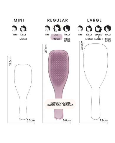 TANGLE TEEZER THE ULTIMATE CHROME MAUVE COPPER