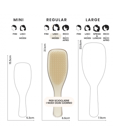 TANGLE TEEZER THE ULTIMATE CHROME CHAMPAGNE GOLD