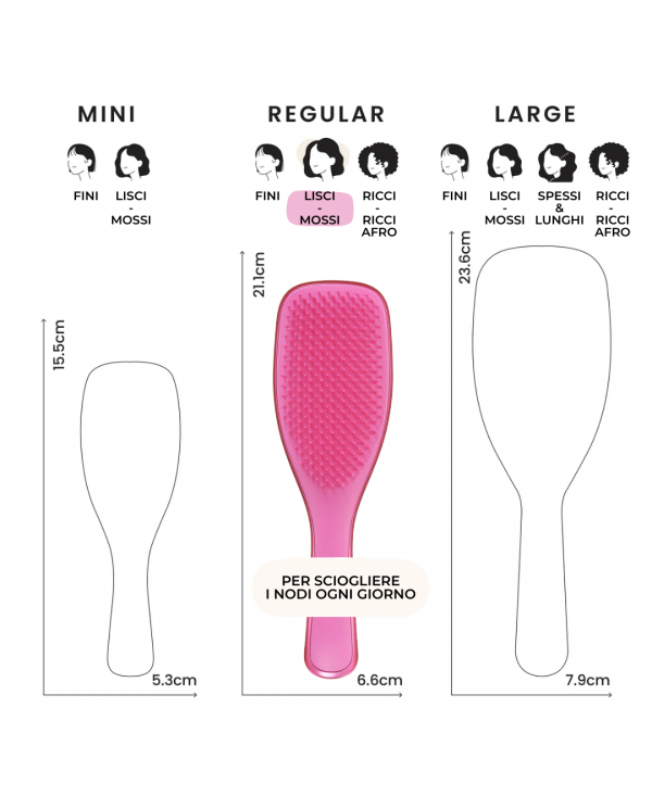 TANGLE TEEZER THE ULTIMATE CHROME AFTERPARTY PINK