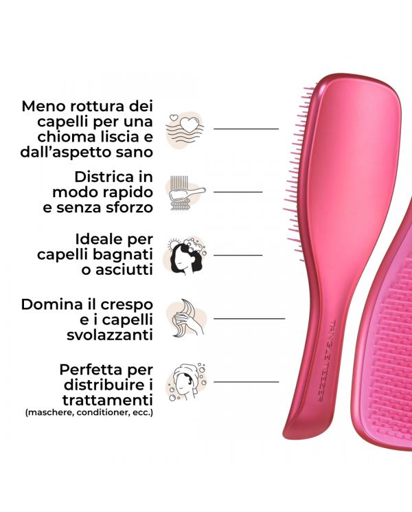TANGLE TEEZER THE ULTIMATE CHROME AFTERPARTY PINK