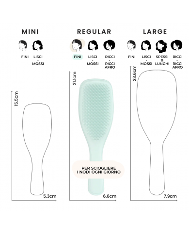 TANGLE TEEZER THE ULTIMATE DETANGLER FINE&FRAGILE ICE BLUE