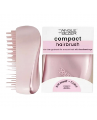 TANGLE TEEZER THE COMPACT STYLER PINK MATTE CHROME
